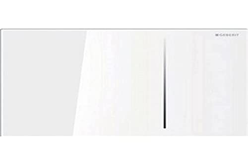 Geberit 115.625.SI.1 - Placca Sigma 70 vetro bianco