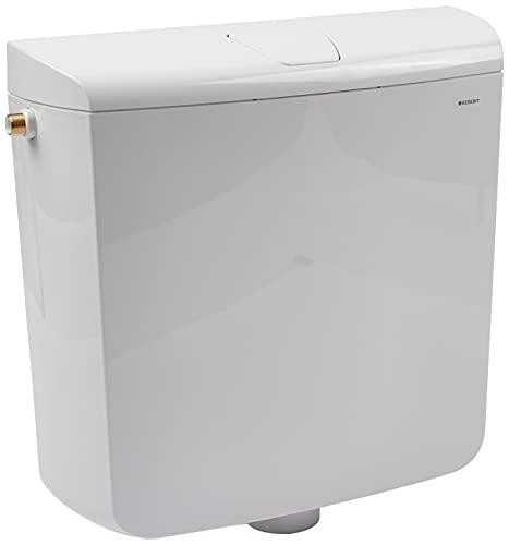 Geberit SCACAS0010CA AP110 Cassetta di Risciacquo, Tasto Stop, 9 L, Bianco