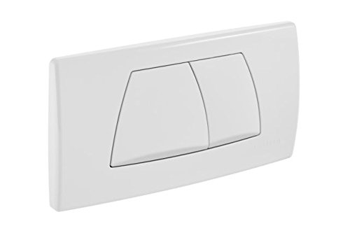 Geberit 115888111 Placca di comando Twinline con operazione dalla parte anteriore,bianco