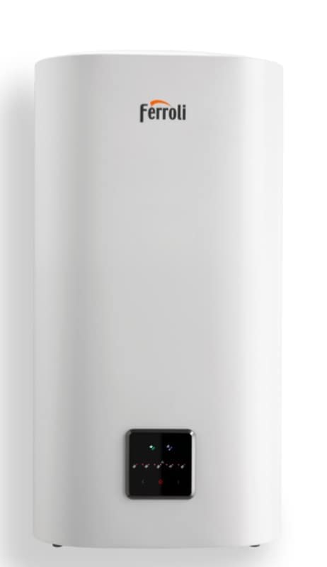 Ferroli TITANO TWIN GRZ54DKA Scaldacqua elettrici slim compatto a doppio serbatoio con wifi - wireless - wi-fi (50 Litri)