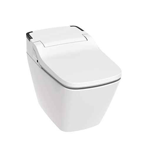 VOVO STYLEMENT TCB-090SA (Wall Drain) Smart Bidet Toilet, One-Piece Toilet with Automatic Dual Flush, LED Sterilization, Heated Seat, Warm Water and Dry, Made in Korea