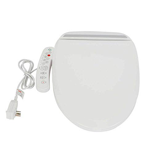 PIOJNYEN Bidet - Copriwater elettronico Smart bidet per bidet WC, bidet WC, deodorizzazione, risparmio energetico, sedile riscaldato (bianco)
