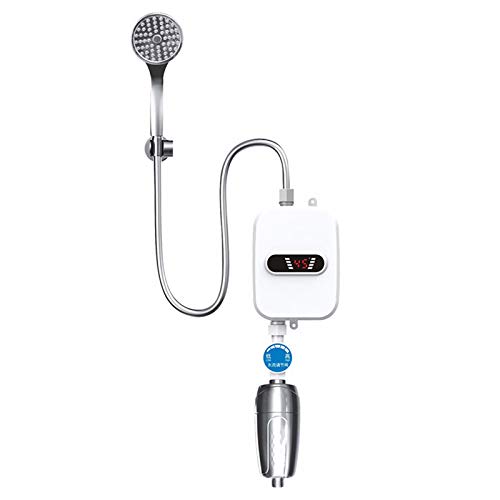 Scaldacqua istantanea 3500 W 220 V scaldabagno elettrico con soffione doccia riscaldamento istantaneo per cucina, bagno doccia