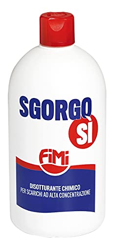 5 flaconi da 1 litro ( 5 litri ) di SGORGOSI - Sgorgante Disotturante