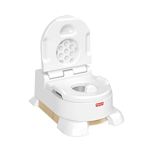 Fisher-Price Vasino Design 4in1, Diventa Riduttore per WC e Sgabello, Giocattolo per Bambini HBX68