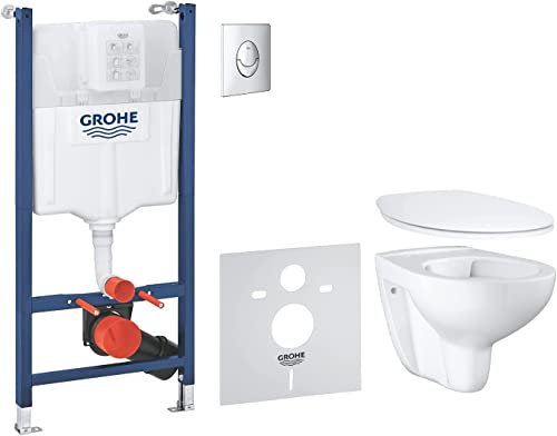 GROHE Solido Set 5 in 1| con Bau ceramica per WC| altezza di installazione 1,13 m