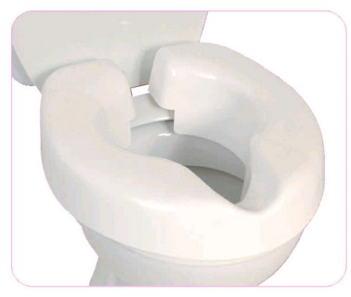 NRS Healthcare F25145 Novelle Rialzo Clip-On per WC, Bianco