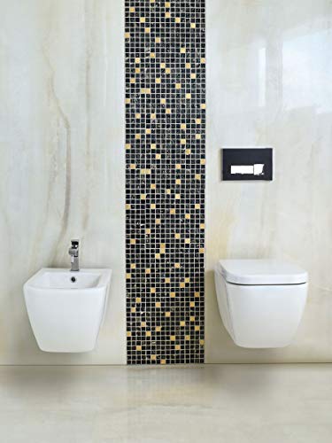 Yellowshop - Sanitari Bagno Sospesi Filo Muro Modello Klass Vaso Wc + Coprivaso Soft Close + Bidet