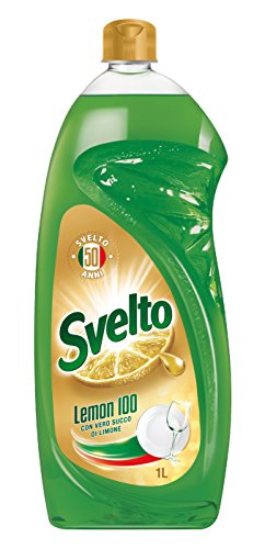 Svelto Detergente Stoviglie Limone - Casepack 12 unità, 12 x 1000 ml