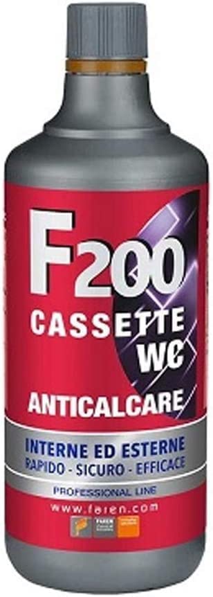 Faren F200, Trattamento Anticalcare Disincrostante per cassette incasso Wc, 1Lt