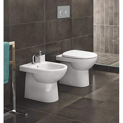 Coppia Sanitari Filoparete Pozzi Ginori Selnova 3 WC-Vaso+Bidet+Sedile Copriwater