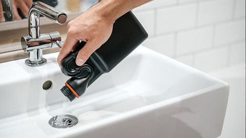 elimina facilmente gli scarichi diametro: 100 mm adatto a tutti i WC e lavandini in commercio in plastica Sturalavandini per la cucina e il bagno verde Medium 